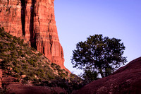 North face of Courthouse Butte - Sunset