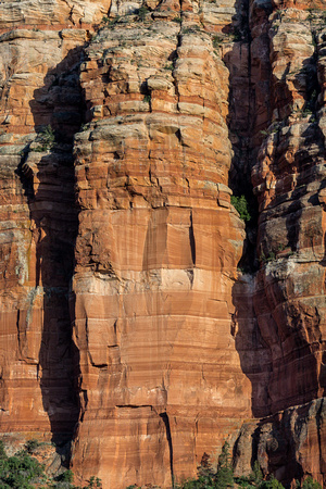 North face of Courthouse Butte - Sunset
